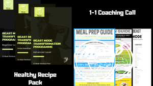 Beast Mode Transformation Beginner-Intermediate-Advanced Workout Program + Nutrition Guides + Mindset Training PDF